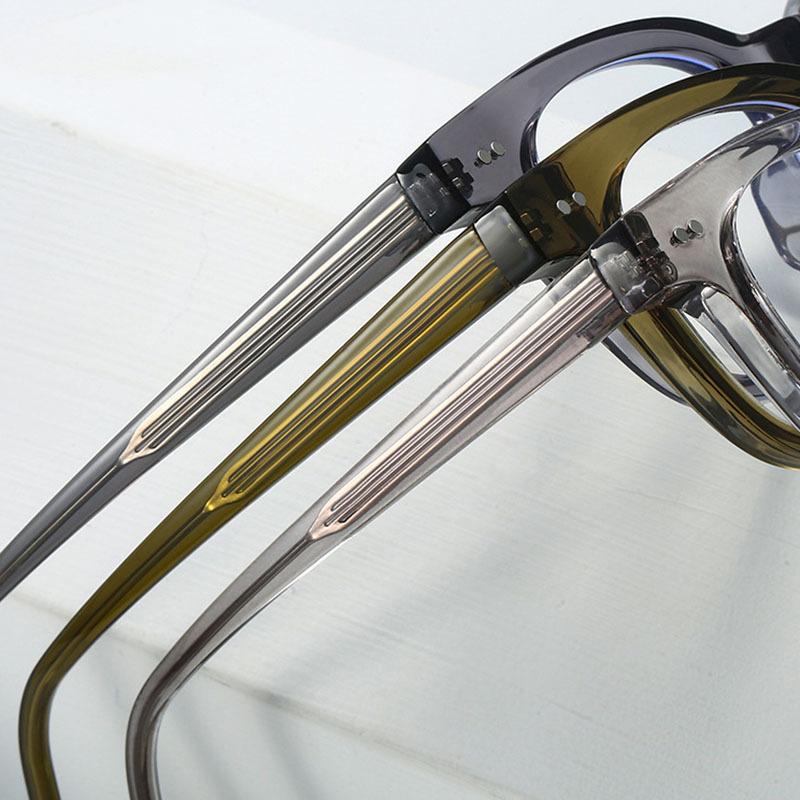 Fashion Myopia Glasses Frame Women Anti Blue Light Reading Glasses Men Business Square Eyeglasses Vintage Prescription Eyewear