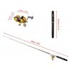 Fishing Rod Reel Combo Set Mini Telescopic Portable Pocket Pen Fishing Rod Pole Reel Lures Baits Jig Hooks Kits Type