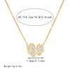 316L Stainless Steel Butterfly Charm Necklace For Women Fashion New Neck Chain Engagement Jewelry Party Wedding Gift Bijoux