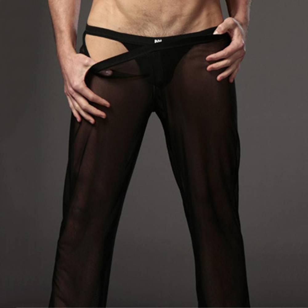 Buy Mens Sheer See Through Lounge Pants 