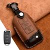 Leather Car Key Cover Case for VW Volkswagen Tiguan MK1 MK2 Magotan Passat B8 Polo Golf 4 5 6 7 Mk7 Jetta POLO Eos Scirocco