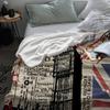 Londra Gran Bretagna Big Ben Bandiera Coperta Plaid Calda Coperta in Microfibra Coperta di Flanella Decorazione Camera da Letto Coperte per Letto Divano Regalo