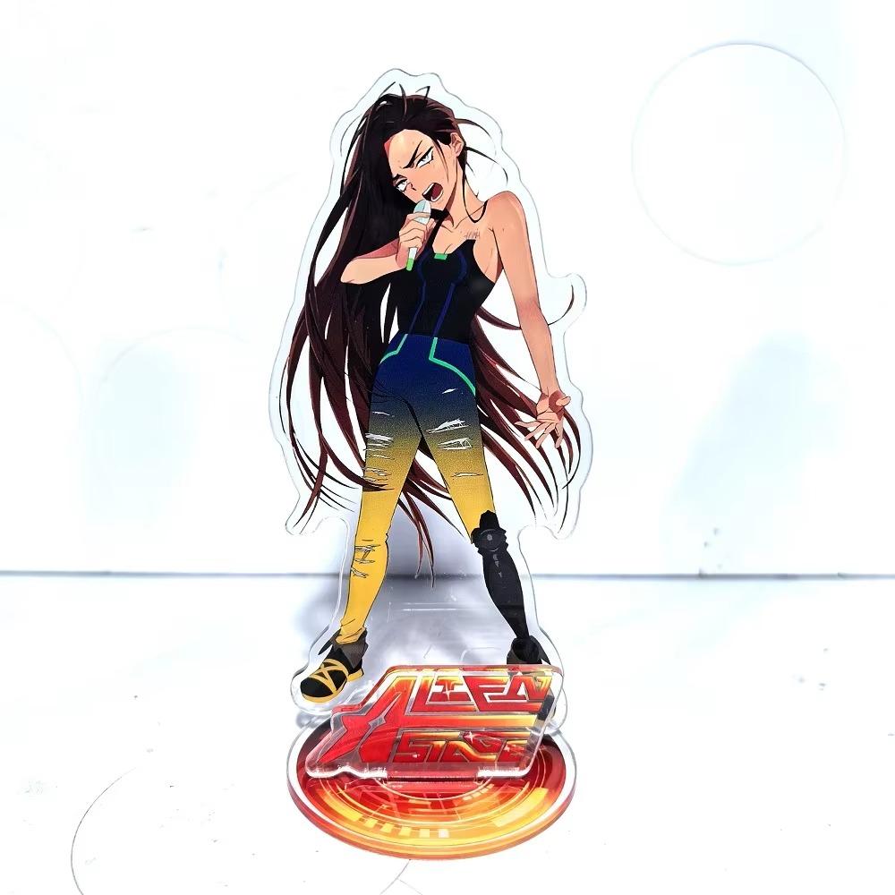 Kawaii Alien Stage Acrylic Stand Luka Mizi Room Decor Ivan Till Model Action Figure Desktop Ornaments Birthday Gift For Fans