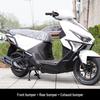 Sanyang Xing SHEX125 Crash Bars: Front and Rear Bumpers, Exhaust Protection, Thickened Anti-fall Backrest Accessories