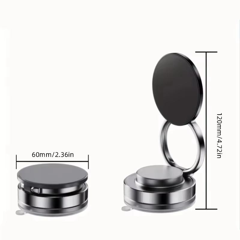 360 Adjustable Vacuum Magnetic Phones Holder,Suction Cup Phone Mount for Magsafe Portable Cell Phone Holder,for iPhone & Android