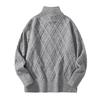 Fashion Casual Men's Cardigan Stand Collar Knitwear Autumn Winter Sweater Coat