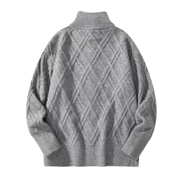 Fashion Casual Men's Cardigan Stand Collar Knitwear Autumn Winter Sweater Coat