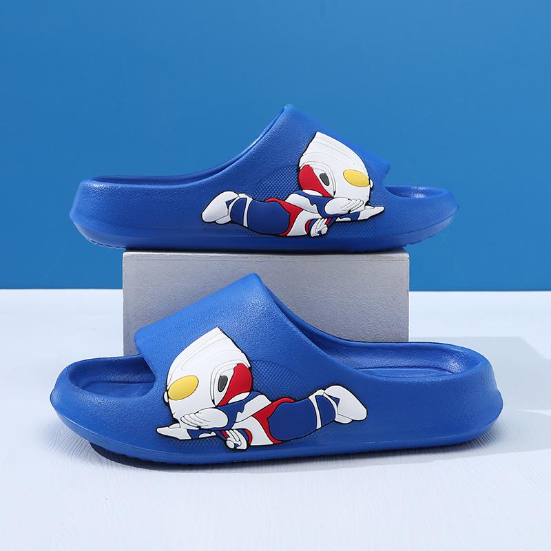 

Стильные Удобные И Мальчиковые Домашние Уличные Тапочки Легкая Обувь из ЭВА Лето 44-45 королевский синий