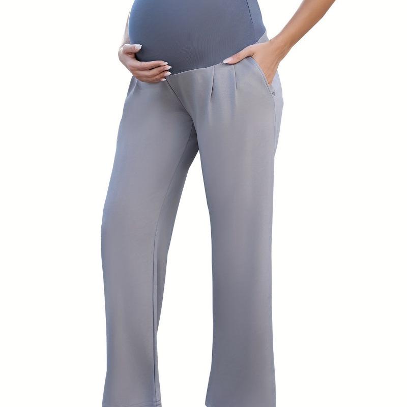 European & American Style Maternity Fleece-Lined Pants N 26518 S серый
