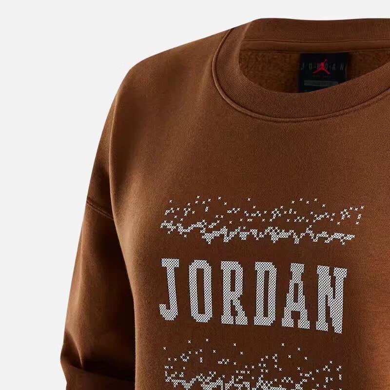 New Jordan Sweatshirt Women's Brown FZ2140-281