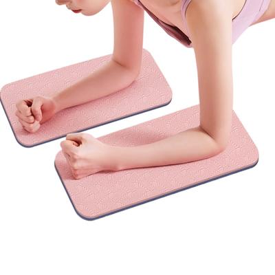 Piccola ruota addominale portatile antiscivolo, supporto piatto, gomiti e ginocchiere, per tappetini da yoga per esercizi in palestra, interni ed esterni