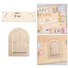 2Pcs Wooden Montessori Busy Board Activity DIY for Kids Toddler Preschool Airplane Travel Toy , Car