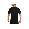 Nike Club Round Neck Printed Short Sleeve T-Shirt Men Tops Black FZ5420-010