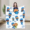 Coperta Super Morbida da Viaggio P-POCOYO Elly Coperta Plaid Copriletto in Flanella per Soggiorno Copridivano Originale