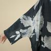 DIMANAF 2025 Women Plus Size Spring Long Dress Loose V-Neck Printing Vintage Casual Floral Oversize Long Sleeve 5060