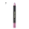 Bâton de crayon de fard à paupières nacré imperméable, 15 couleurs, paillettes durables, stylo d'ombre à paupières scintillant, Eyeliner, outils de maquillage pour les yeux