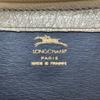 Used Longchamp Clutch bag vintageClutch bag gold/Silver leather Women