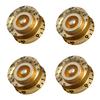 4pcs Electric Guitar Knob Cap Guitar Volume Tone Button Musical Instrument Classic Texture Supplies Parts Accessaries