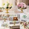 Ornamenti Fioriera Retro a Piedi Alti Vaso a Forma di Urna in Metallo Fioriere Lusso Eleganti Decorazione Matrimonio