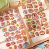 2 pcs/lot Capybara Enjoy Life Cartoon Drop 3D Relief Stickers Scrapbooking DIY Journaling Stationery Diary Decor Cute Stickers