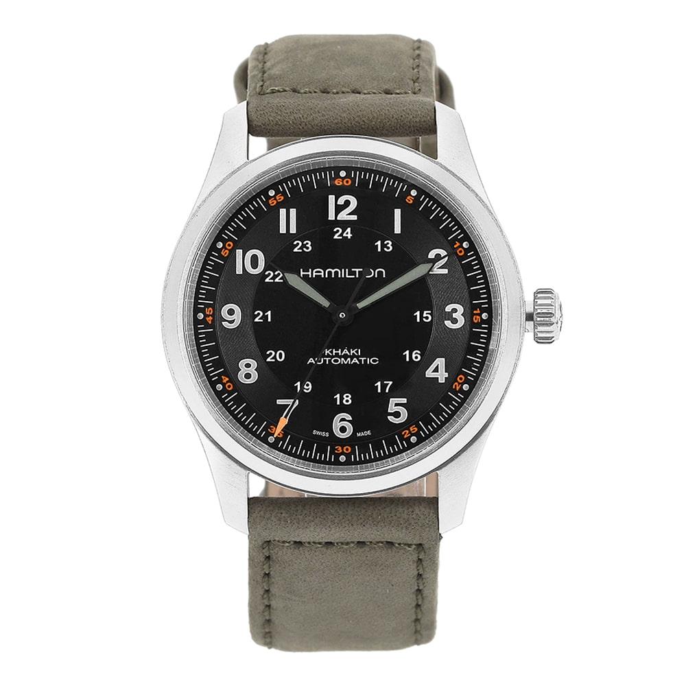

Чоловічий шкіряний годинник Hamilton H70205830 Khaki Field Titanium S H70205830