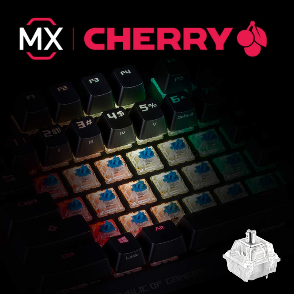 ASUS USB Gaming Keyboard X802 STRIX SCOPE Quick Toggle Switch TKL/SV/JP FPS-oriented [Silver Axis]
