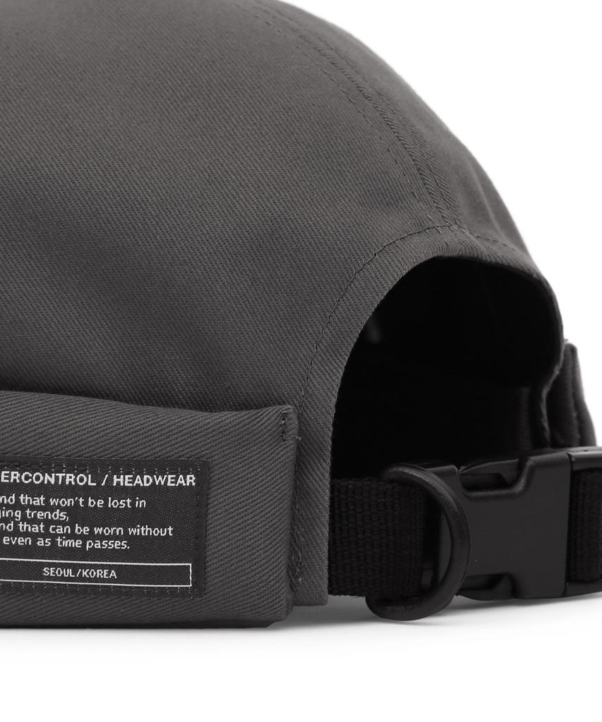 Eondeokeonteulol Cotton Brimless Cap Mold Cap / Twill Cotton / Charcoal