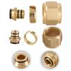 Easily Installed Brass Fittings for Efficient Underfloor For Heating Systems Compatible with Both 16 mm & 20 mm Pipe Sizes