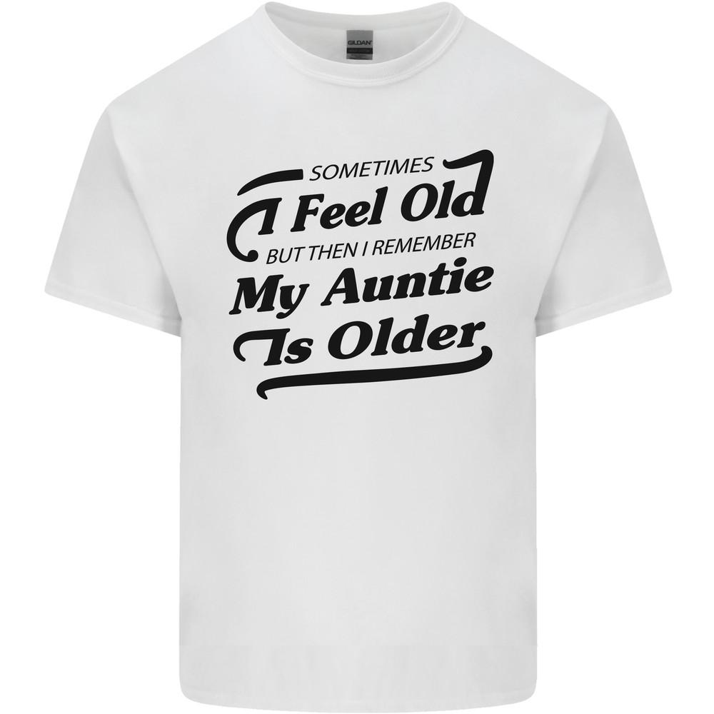 My Auntie is Older 30th 40th 50th Birthday Mens Light Cotton T-Shirt Unisex T-Shirt XXXL