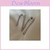 Stylish Geometric Alloy Earrings For Women Asymmetrical Fashion Jewelry 2023 Summer