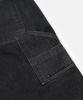 FRIZMWORKS Washed Denim Double Knee Shorts _ Washed Black
