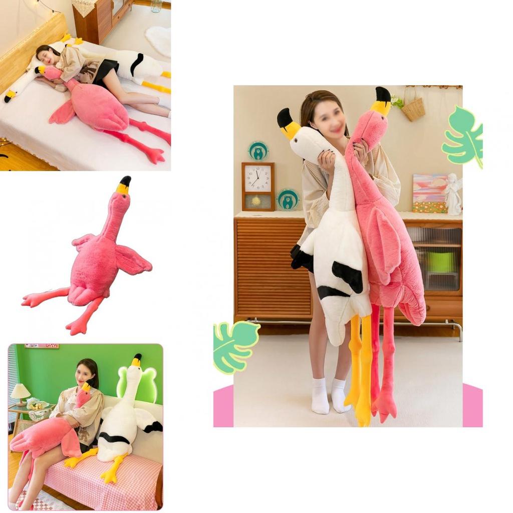 Cute And Cuddly Flamingo Plush Pillow For Kids And Adults