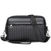 Geantă Crossbody pentru Bărbați, Geantă de Umăr din Piele PU Premium cu Capacitate Mare, Sling Simplu Versatil pentru Naveta la Muncă