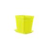 Candy Color Mini Basin Square Flower Pot Succulent Plant Trays DIY Transplant Flowerpot Planters Grow Pot Home Office Decor