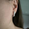 Серебряные серьги с фианитами (2208570)