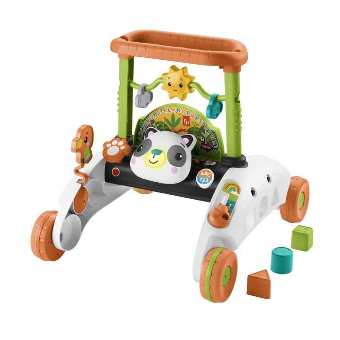 Chariot à pousser - Fisher-Price - HJY73 - Trotteur interactif - 3 modes de jeu - 50+ chansons et sons