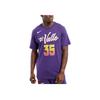 Nike Crew Neck Pullover Printed Letter Short Sleeve Basketball Jersey Kevin Durant 35 Phoenix Suns Men Jersey Dark-Blue FN1233-535