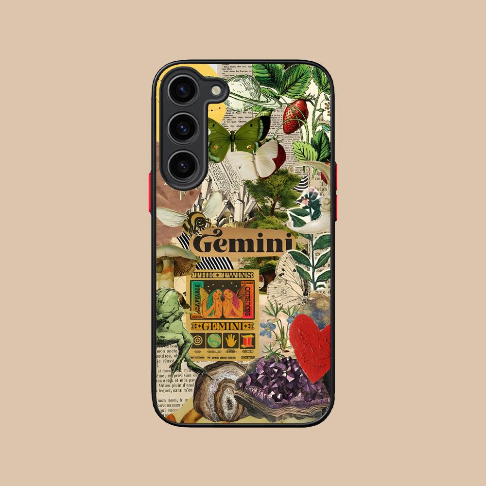 Zodiac Sign Gemini Mobile Phone Case for Samsung Galaxy S25 S24 S23 S22 S21 Plus FE Ultra Colorful Silicone Cover Luxury Cover