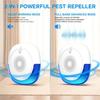 Ultrasonic Pest Repeller: Cockroaches, Rodents, Insects & Mosquitoes Control Device