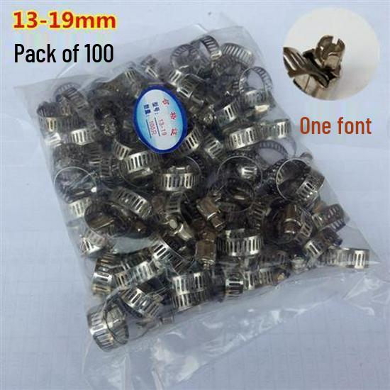 

Stainless Steel Snap-Lock Hose Clamp with Handle - Gas Pipe Connector & Stove Accessory