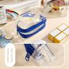 Transparent PVC Mini Portable Storage Bag Multifunctional Cute Animal Print Purse For Travel