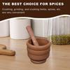 Manual Food Grinder Bowl Mashing Medicine Seasoning Tools Household Pressing Pounding Garlic Mortar and Pestle Set