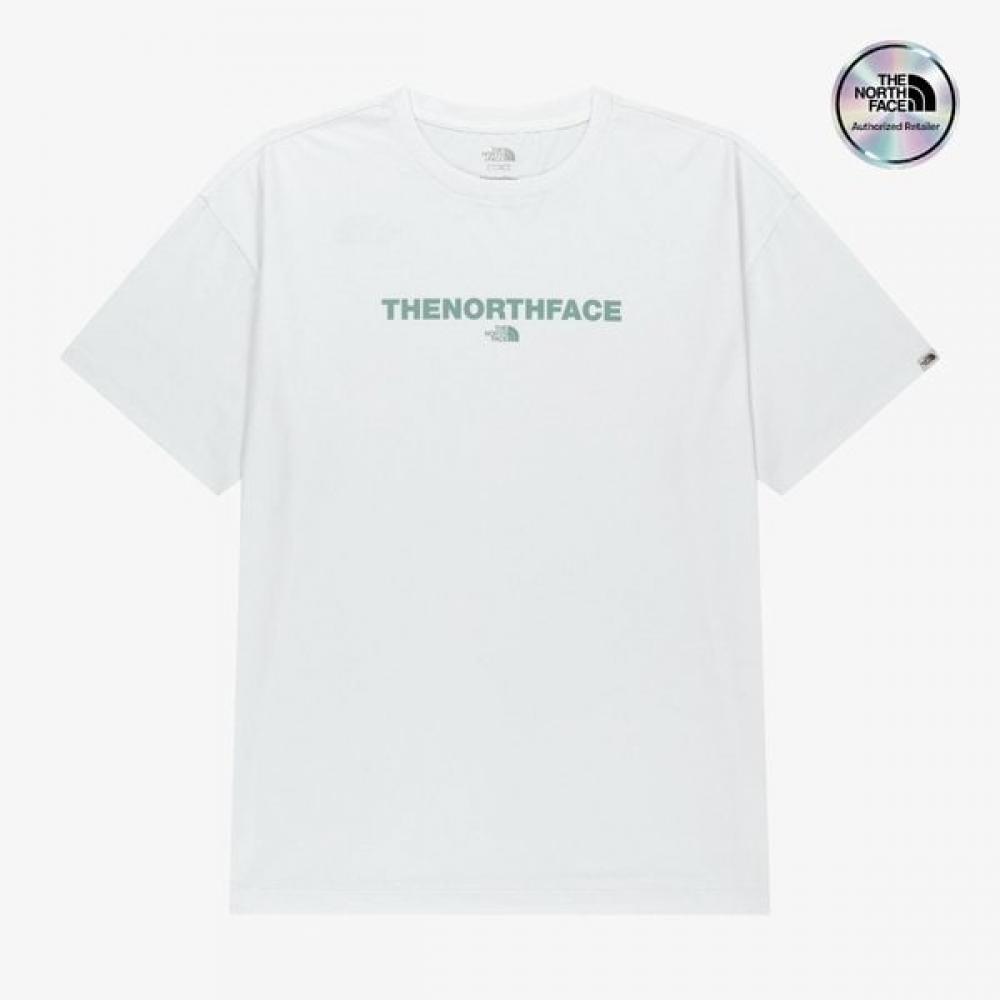 The North Face White Label Logo Short Sleeve Tee White Nt7us27k WHITE/090