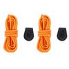 2pcs Cordes Élastiques Bungee Corde Élastique pour Kayak avec Boucle Antidérapante pour Sécuriser les Objets sur Paddleboard Longueur 250cm 5mm