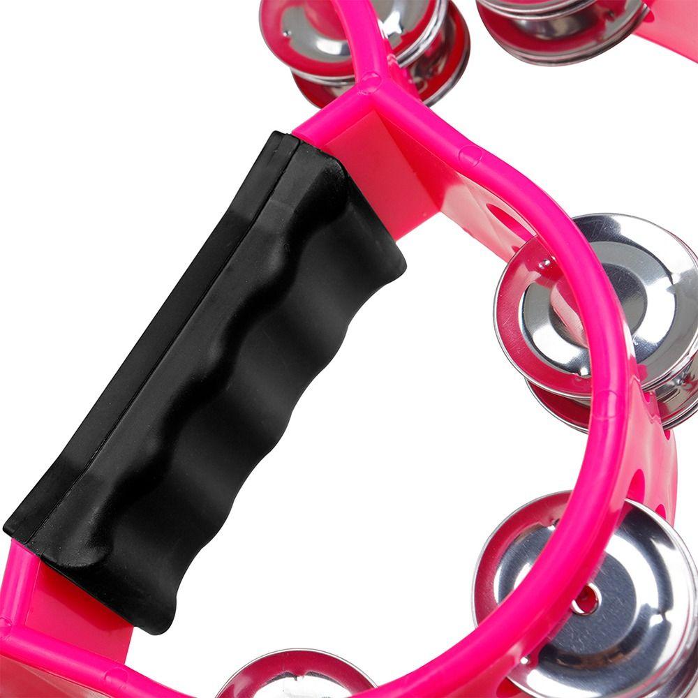 Double Layer Half Moon Handbell Educational Moon Tambourine Orff Tambourine  Preschool Educational