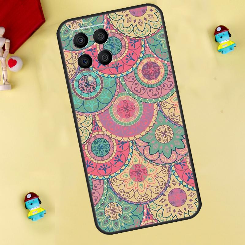 Mandala Flower Totem Case For Samsung Galaxy M55 M14 M34 M54 M32 M52 M15 M11 M12 M13 M06 M16 M36 M56 M31 M53 M35