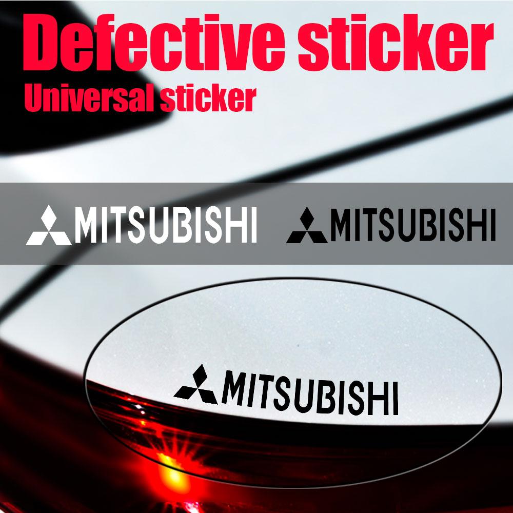 1PC Car Styling Letter Sticker Front Rear Windshield Window Door Decal For Mitsubishi Eclipse Cross GK Eclips