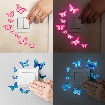 Creative Dreamy Butterfly Stickers for Home Decor - Wall Decor for Living Room Entrance Area
