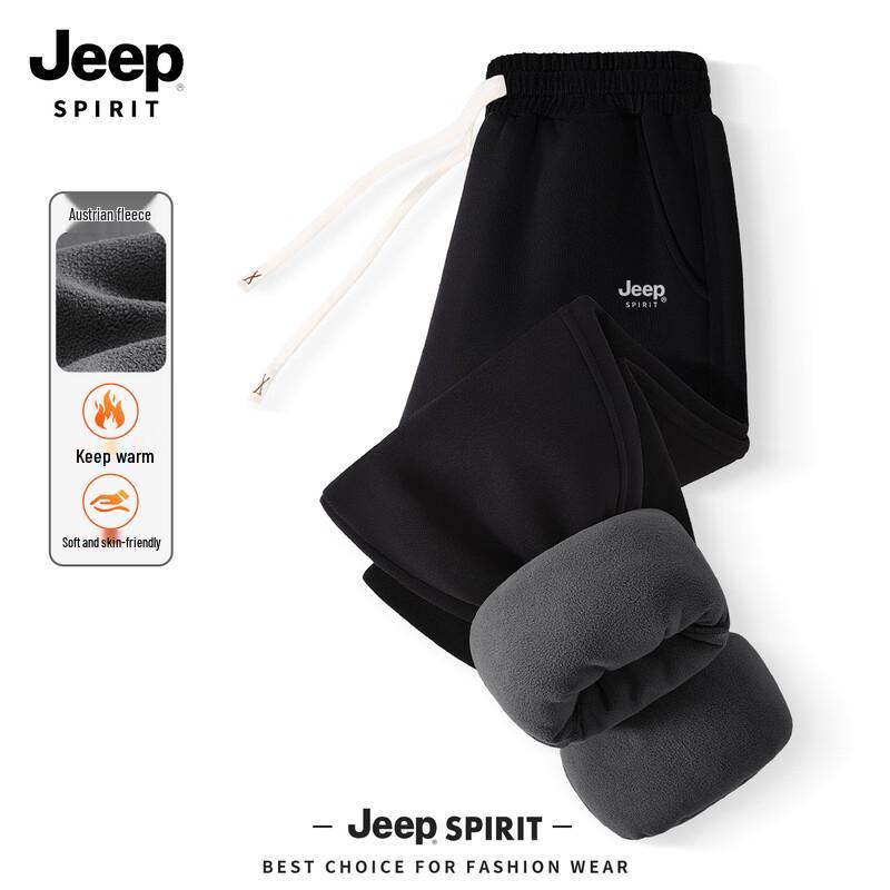 

JEEP SPIRIT Men s Fleece-Lined Casual Sweatpants 3XL