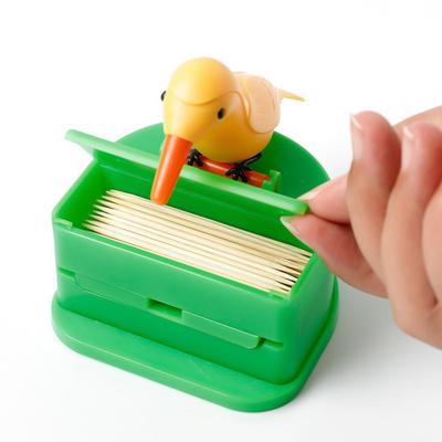 Αυτόματος Δοσομετρητής Οδοντογλυφίδων Γοητευτικός Σχεδιασμός Πουλιού Λειτουργική Διακόσμηση Κουζίνας